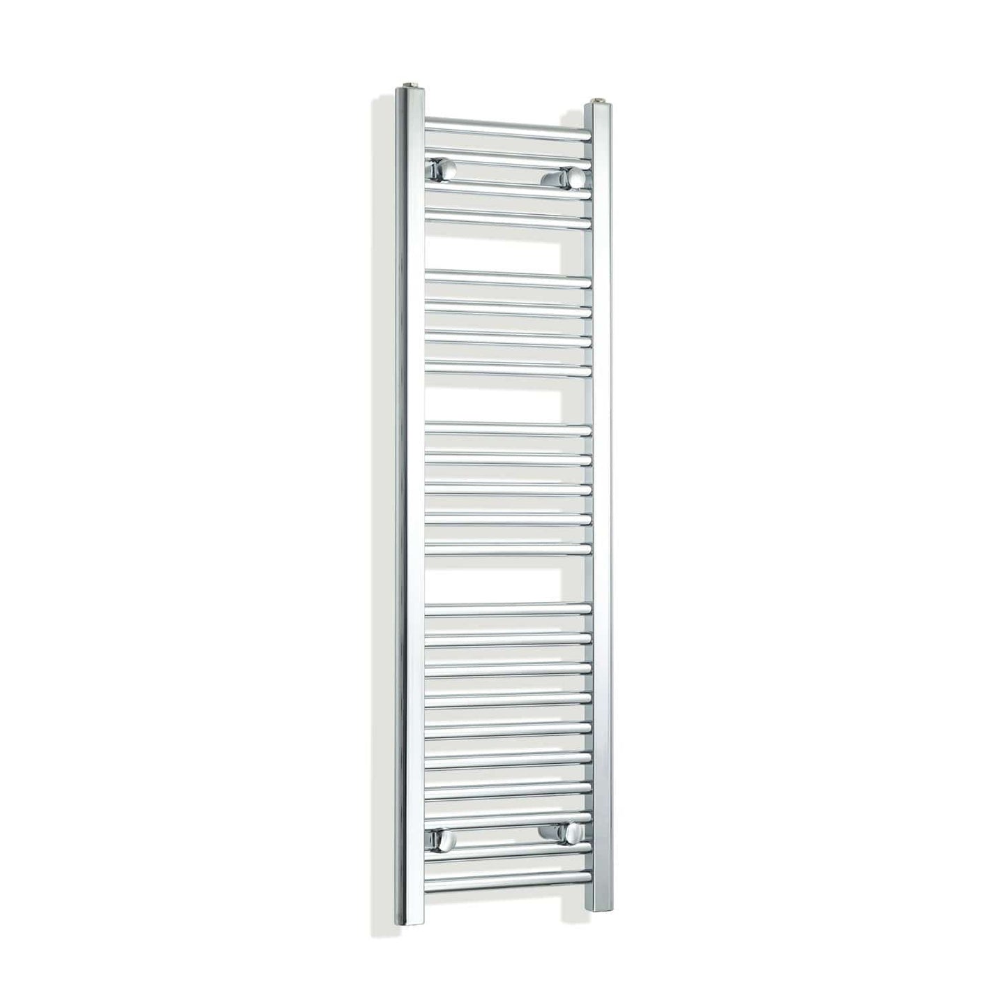 Towel Rail Only 350mm Wide 1200mm High Flat Chrome Heated Towel Radiator