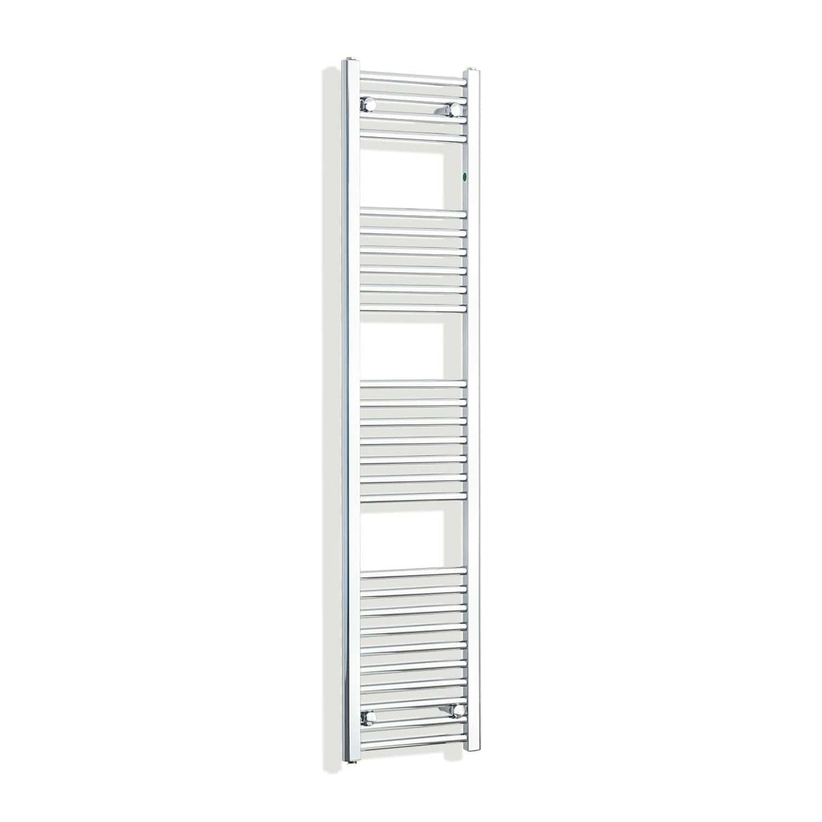 Towel Rail Only 350mm Wide 1600mm High Flat Chrome Heated Towel Rail