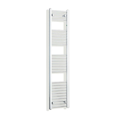 Towel Rail Only 350mm Wide 1600mm High Flat Chrome Heated Towel Rail