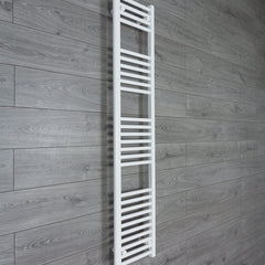 Towel Rail Only 350mm Wide 1600mm High Flat White Heated Towel Rail Radiator