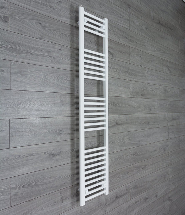 Towel Rail Only 350mm Wide 1600mm High Flat White Heated Towel Rail Radiator