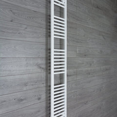 Towel Rail Only 350mm Wide 1800mm High Flat White Heated Towel Rail Radiator