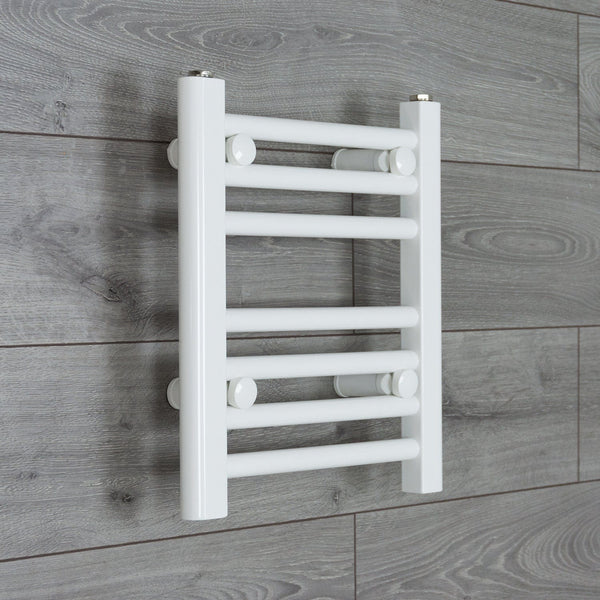 Towel Rail Only 350mm Wide 400mm High Flat White Heated Towel Rail Radiator