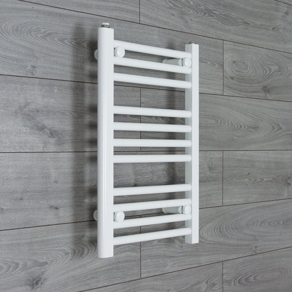 Towel Rail Only 350mm Wide 600mm High Flat White Heated Towel Rail Radiator