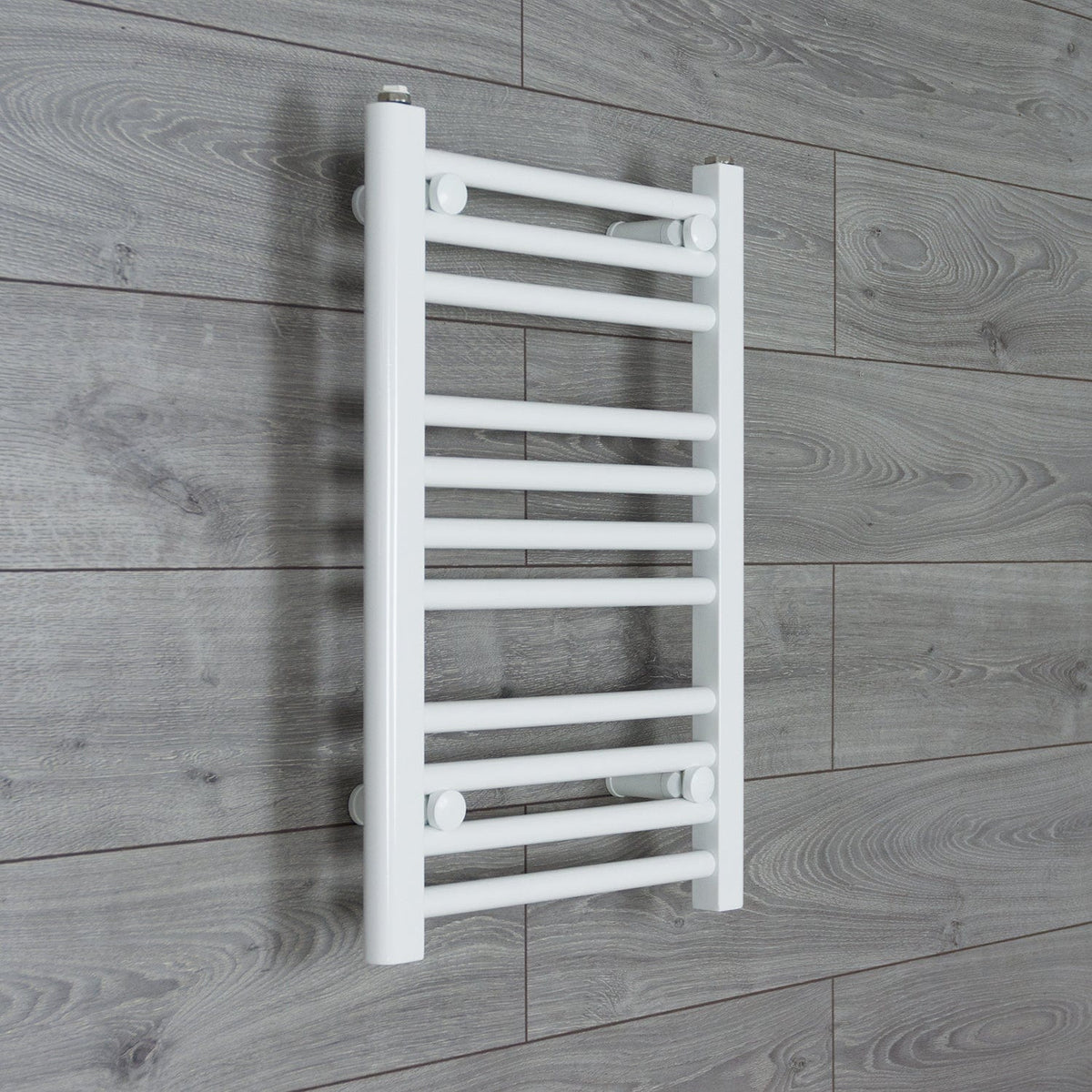 Towel Rail Only 350mm Wide 600mm High Flat White Heated Towel Rail Radiator