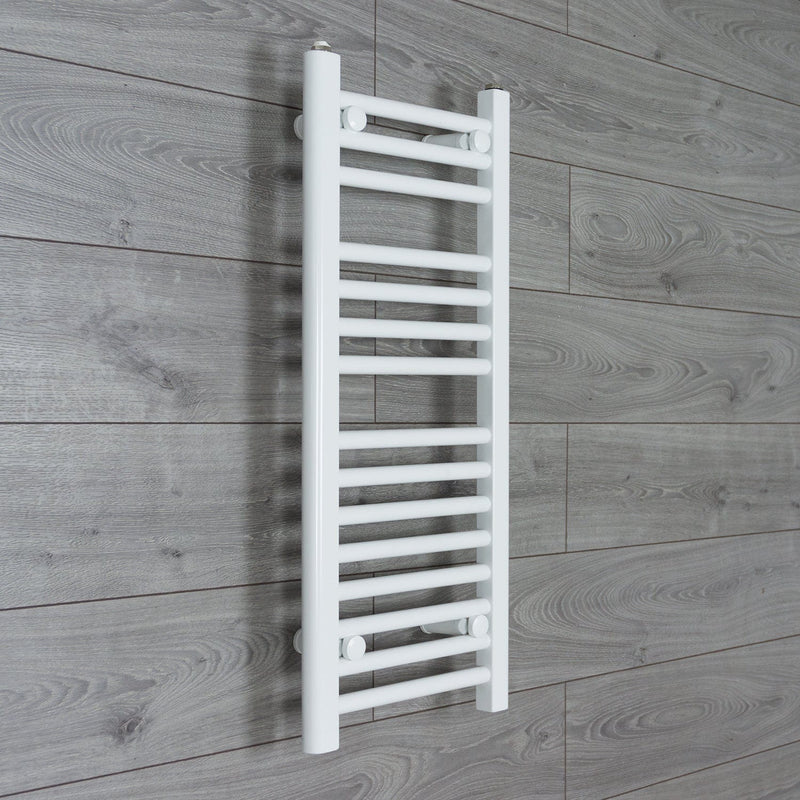 Towel Rail Only 350mm Wide 800mm High Flat White Heated Towel Rail Radiator HTR
