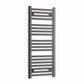 Towel Rail Only 400 x 1000mm High Flat Black Heated Towel Rail Radiator HTR