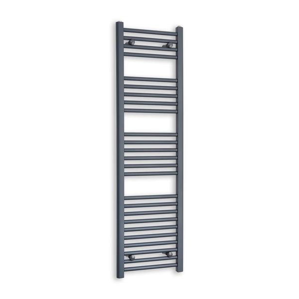 Towel Rail Only 400 x 1400 Flat Anthracite Sand Grey Heated Towel Radiator
