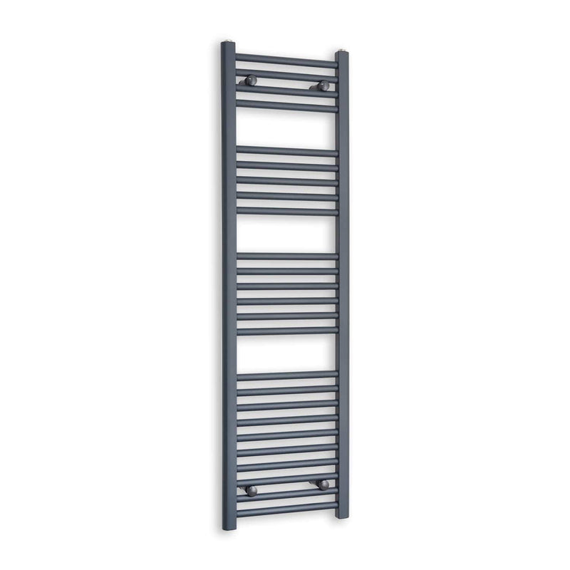 Towel Rail Only 400 x 1400 Flat Anthracite Sand Grey Heated Towel Radiator