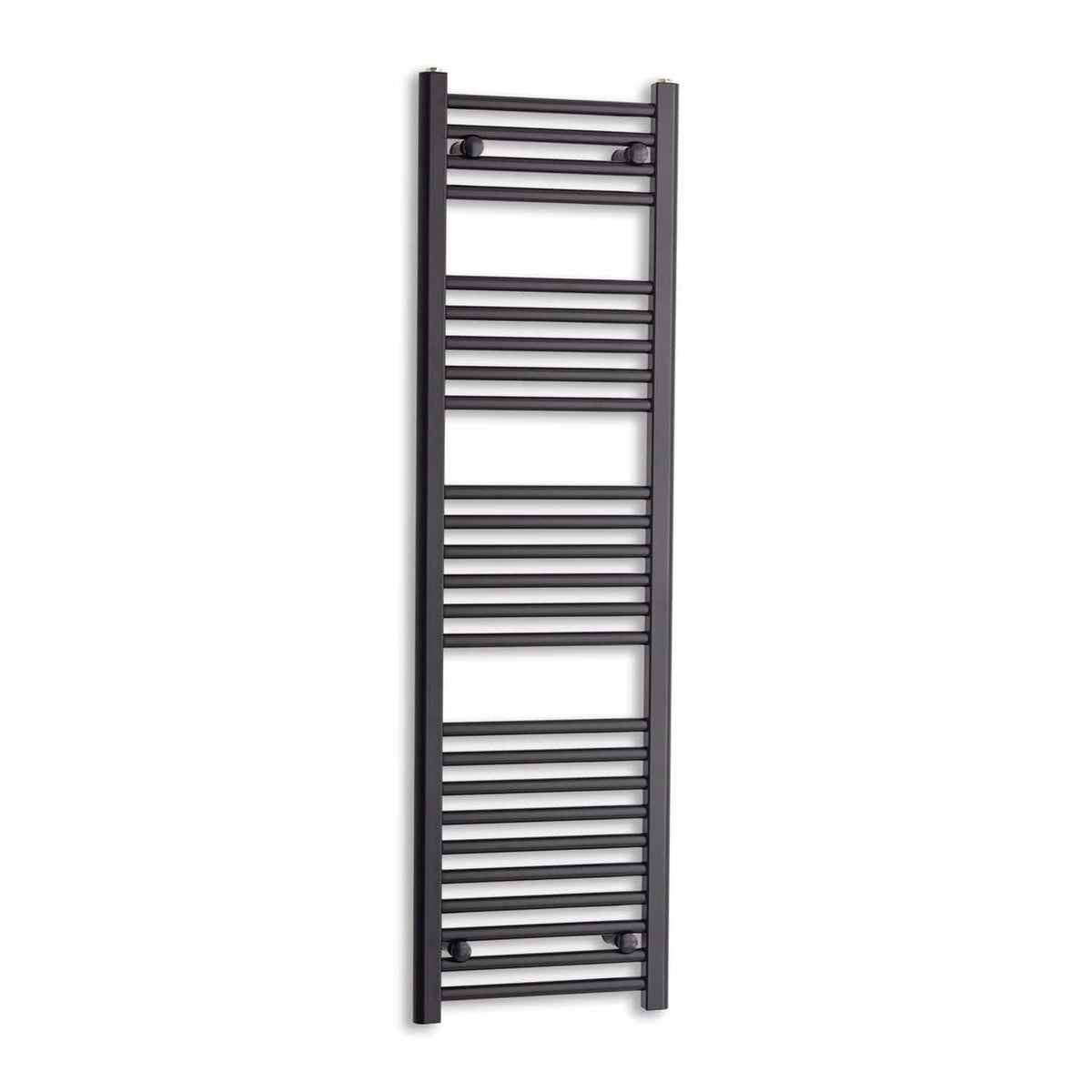 Towel Rail Only 400 x 1400 Flat Black Heated Towel Rail Radiator
