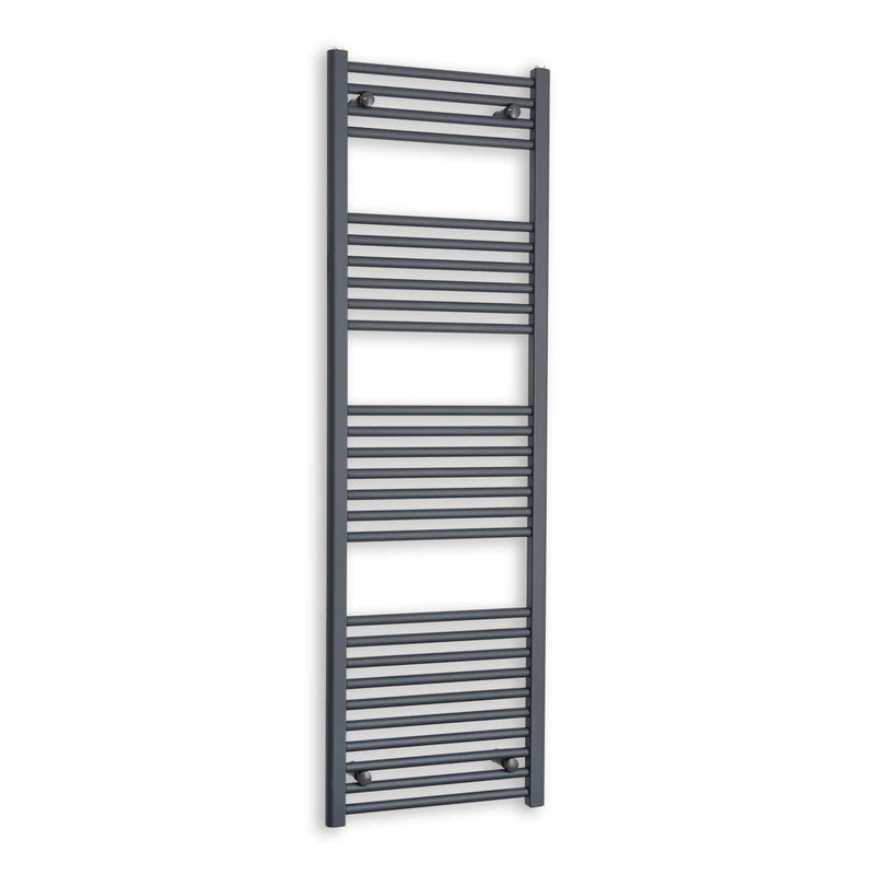 Towel Rail Only 400 x 1600 Flat Anthracite Sand Grey Towel Rail Radiator