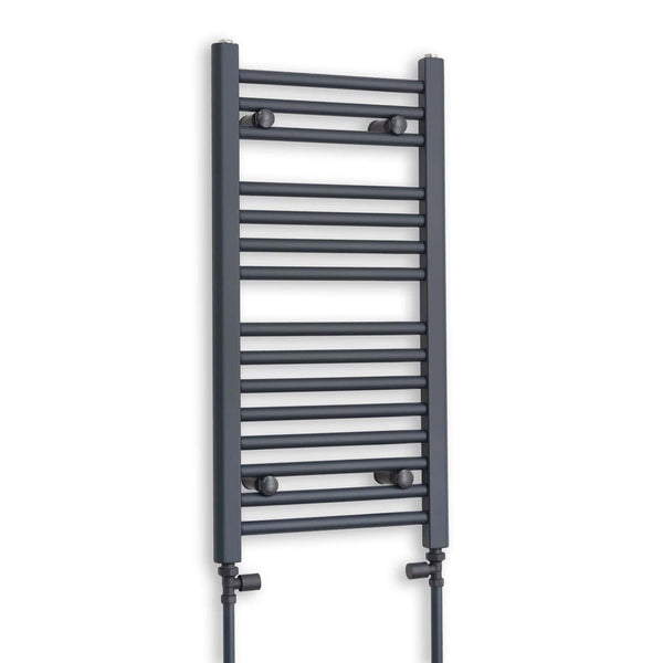 400 x 800 Flat Anthracite Sand Grey Towel Rail Radiator HTR