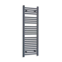 Towel Rail Only 400mm Wide 1200mm High Flat Anthracite Heated Towel Rail