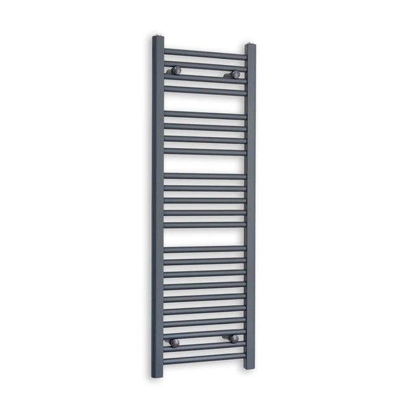 Towel Rail Only 400mm Wide 1200mm High Flat Anthracite Heated Towel Rail