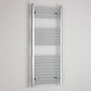 Towel Rail Only 400mm Wide 1200mm High Flat Chrome Heated Towel Rail HTR