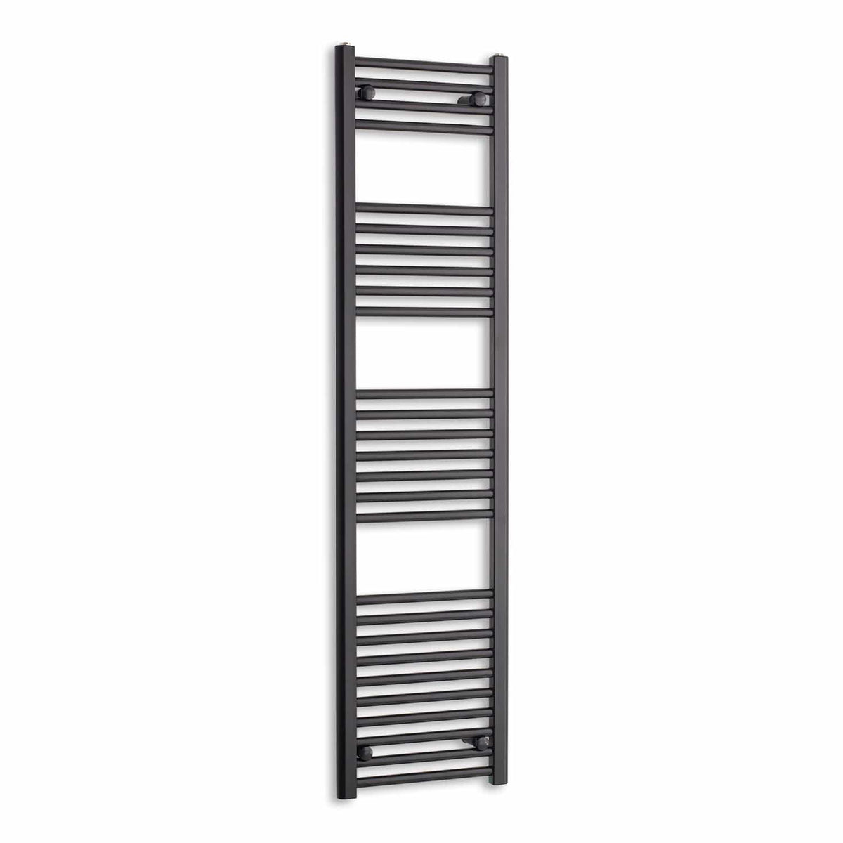 Towel Rail Only 400mm Wide 1600mm High Flat Black Heated Towel Rail Radiator