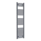 Towel Rail Only 400mm Wide 1800mm High Flat Anthracite Heated Towel Rail