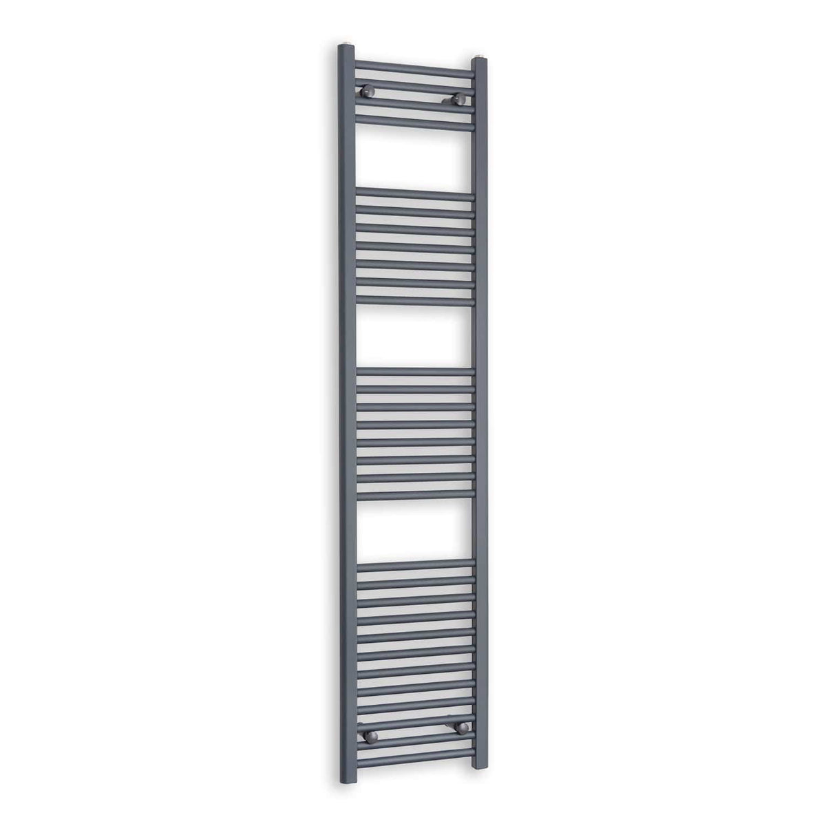 Towel Rail Only 400mm Wide 1800mm High Flat Anthracite Heated Towel Rail
