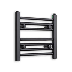 Towel Rail Only 400mm Wide 400mm High Flat Black Heated Towel Rail Radiator