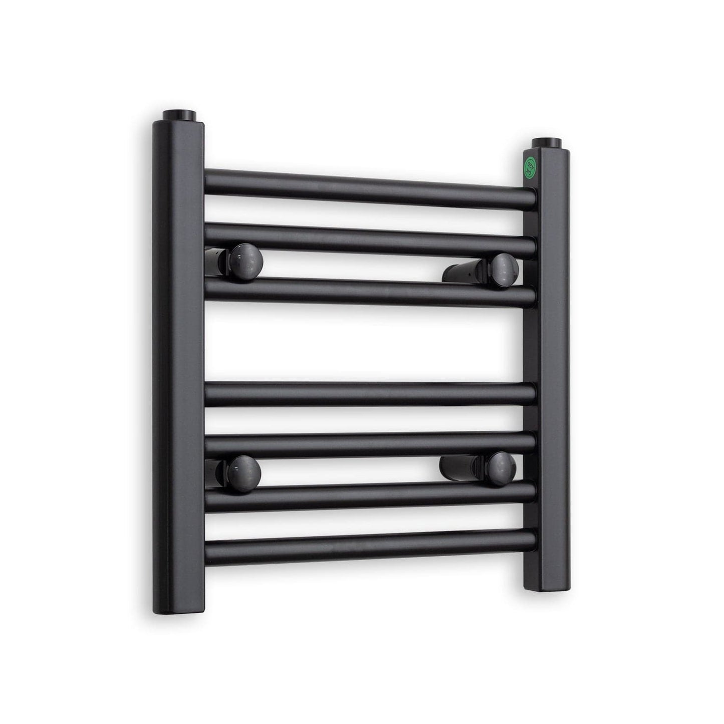 Towel Rail Only 400mm Wide 400mm High Flat Black Heated Towel Rail Radiator