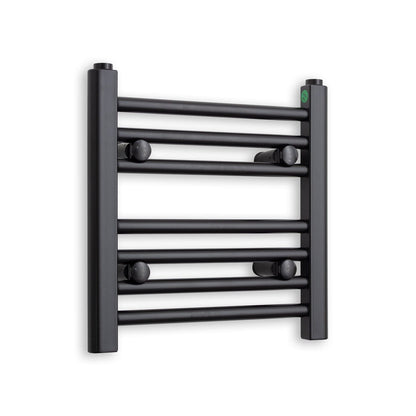 Towel Rail Only 400mm Wide 400mm High Flat Black Heated Towel Rail Radiator