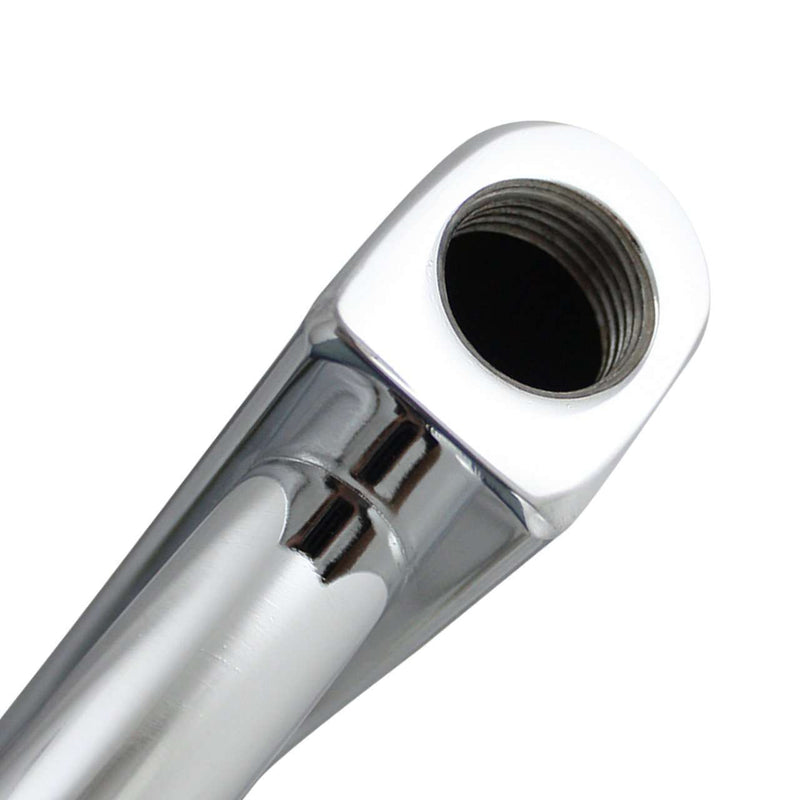 400mm Wide 600mm High Curved Chrome Heated Towel Rail