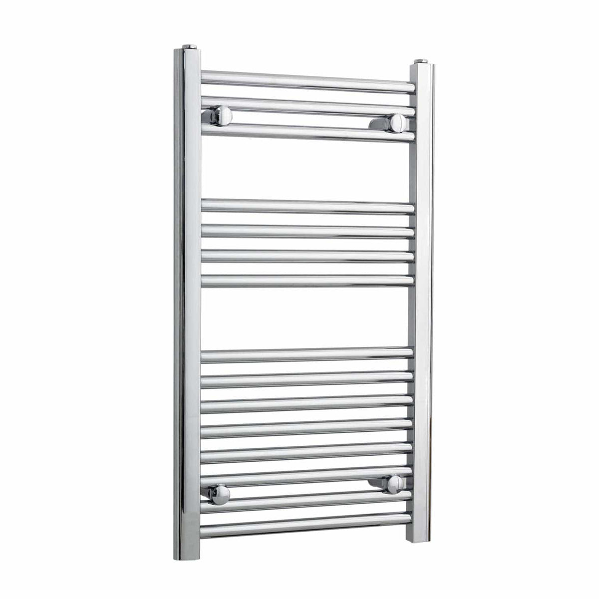 450 x 800 Chrome Dual Fuel Flat Heated Towel Rail
