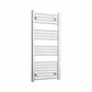 Towel Rail Only 450mm Wide 1000mm High Flat Chrome Towel Rail Radiator