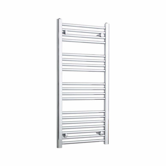Towel Rail Only 450mm Wide 1000mm High Flat Chrome Towel Rail Radiator