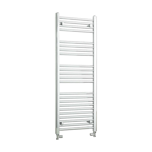 Towel Rail Only 450mm Wide 1200mm High Flat Chrome Heated Towel Radiator