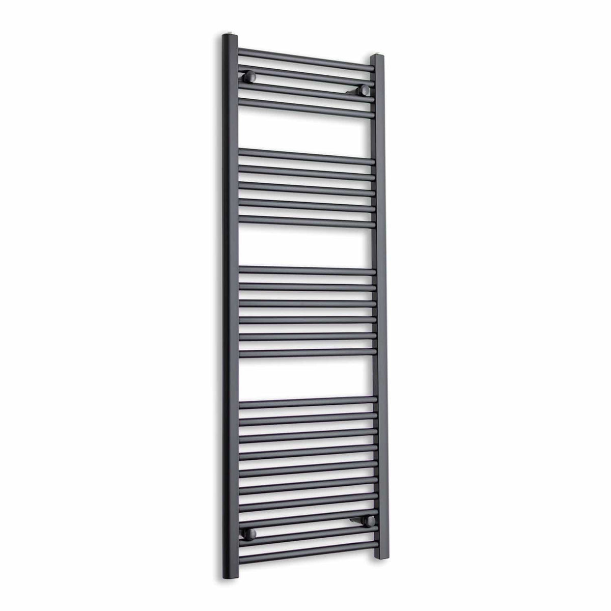 Towel Rail Only 450mm Wide 1400mm High Flat Black Heated Towel Rail Radiator