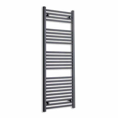Towel Rail Only 450mm Wide 1400mm High Flat Black Heated Towel Rail Radiator