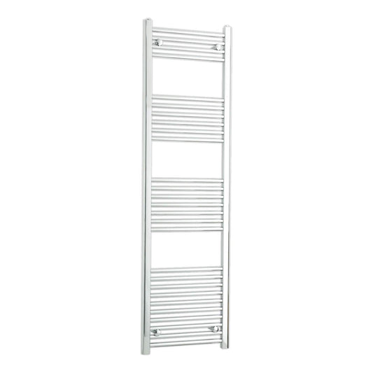 Towel Rail Only 450mm Wide 1600mm High Flat Chrome Heated Towel Rail
