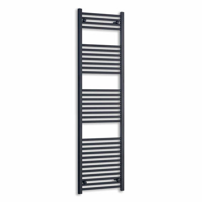 Towel Rail Only 450mm Wide 1800mm High Flat Black Heated Towel Rail Radiator