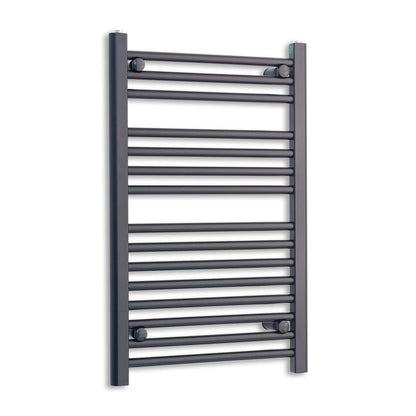 Towel Rail Only 450mm Wide 800mm High Flat Black Heated Towel Rail HTR