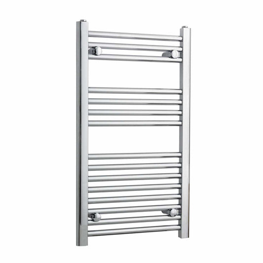 Towel Rail Only 450mm Wide 800mm High Flat Chrome Heated Towel Rail Radiator