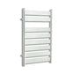 Towel Rail Only 500 W x 800 H Heated Flat Panel Design Towel Rail Chrome