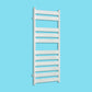 With Straight Valve 500 x 1200 Heated Flat Panel Design Towel Rail for Central Heating