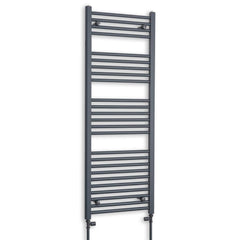 500 x 1400 Flat Anthracite Sand Grey Heated Towel Rail