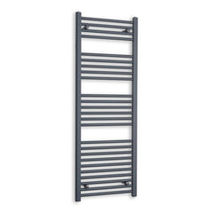 Towel Rail Only 500 x 1400 Flat Anthracite Sand Grey Heated Towel Rail