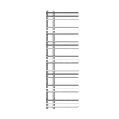 500 x 1500 Difta Pre-Filled Electric Towel Rail Flat Chrome