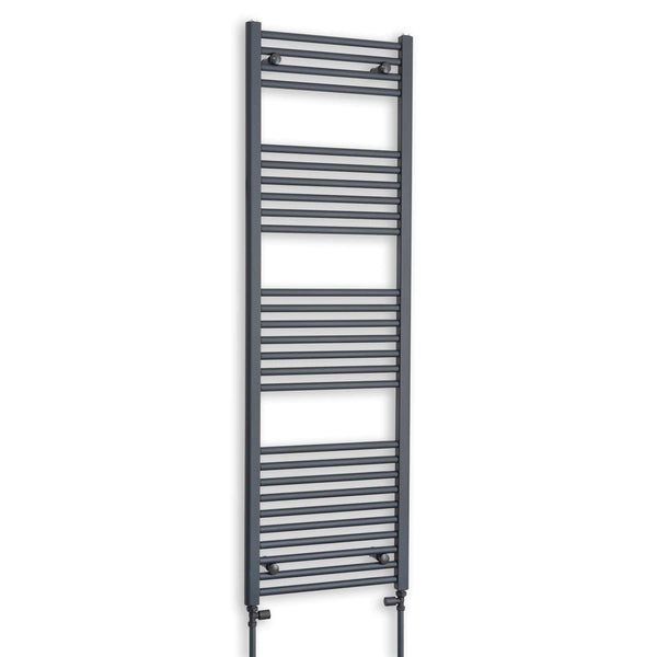 500 x 1600 Flat Anthracite Sand Grey Heated Towel Radiator