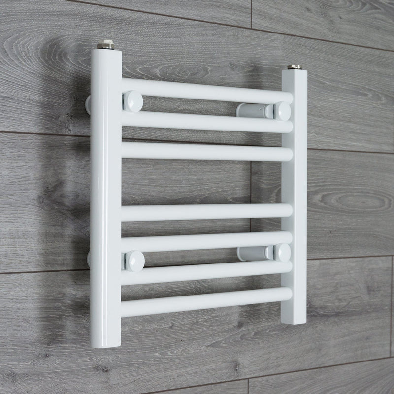 Towel Rail Only 500 x 400mm High Flat White Heated Towel Rail Radiator HTR