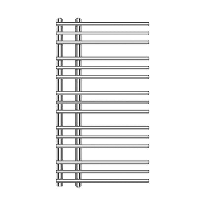 500 x  900 Difta PreFilled Electric Heated Towel Rail Chrome
