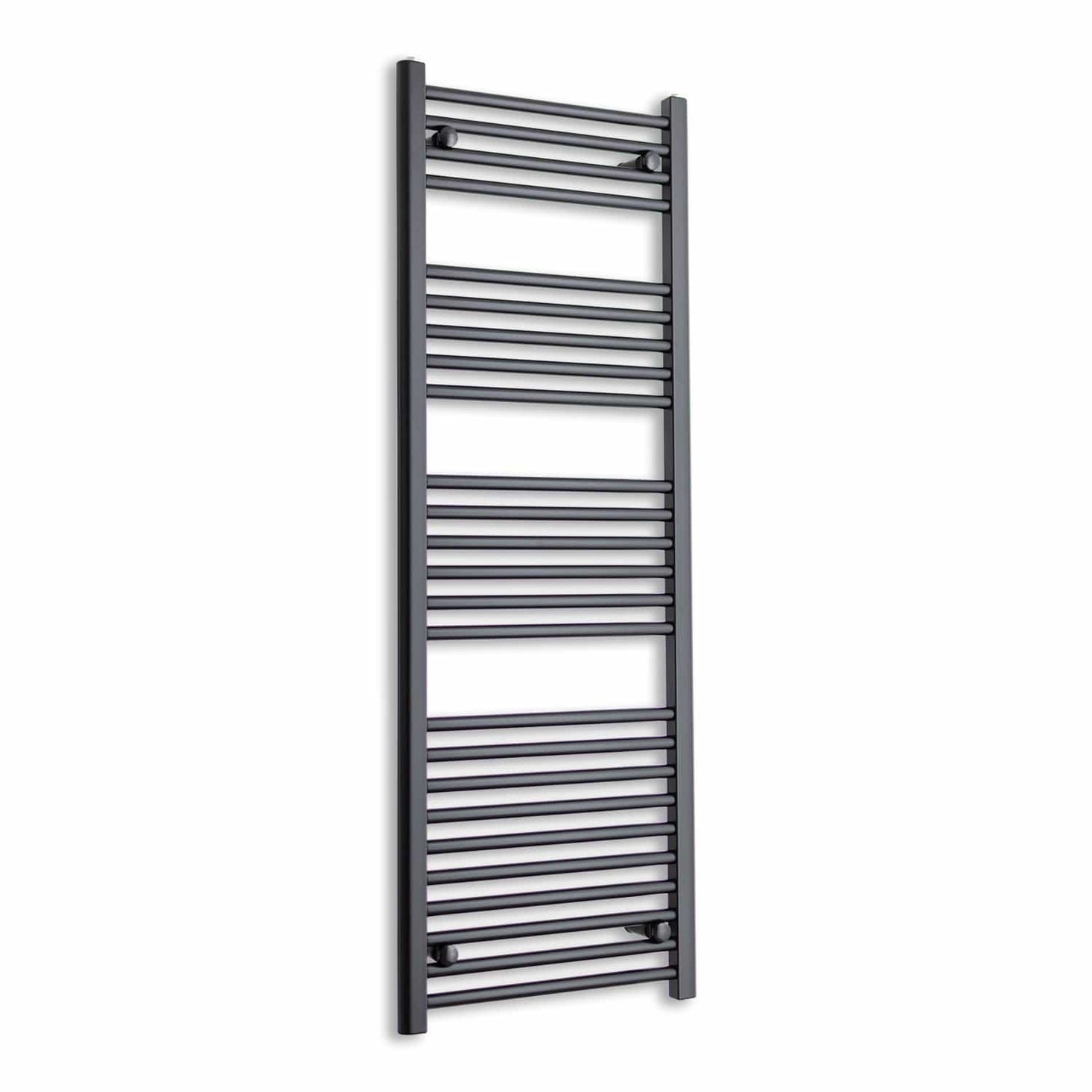 Towel Rail Only 500mm Wide 1400mm High Flat Black Heated Towel Rail Radiator