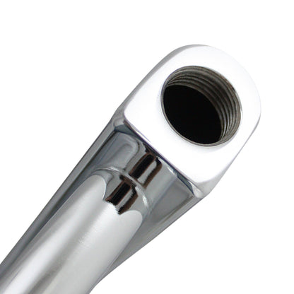 500mm Wide 800mm High Curved Chrome Heated Towel Rail