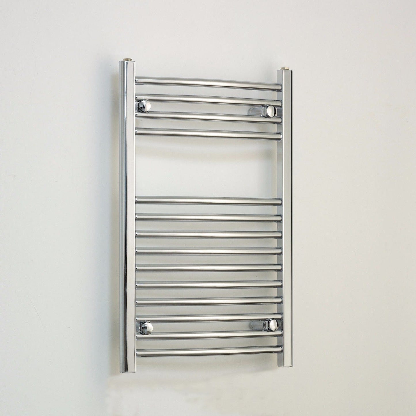Towel Rail Only 500mm Wide 800mm High Curved Chrome Heated Towel Rail