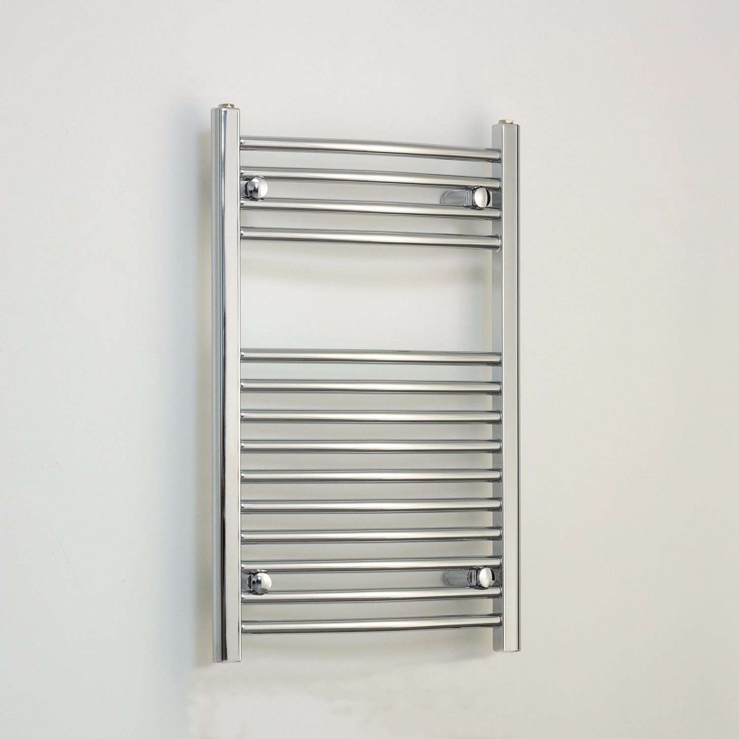 Towel Rail Only 500mm Wide 800mm High Curved Chrome Heated Towel Rail