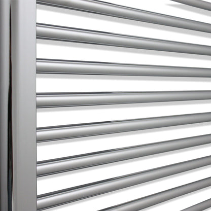 550 mm Wide 1600mm High Flat Chrome Heated Towel Radiator