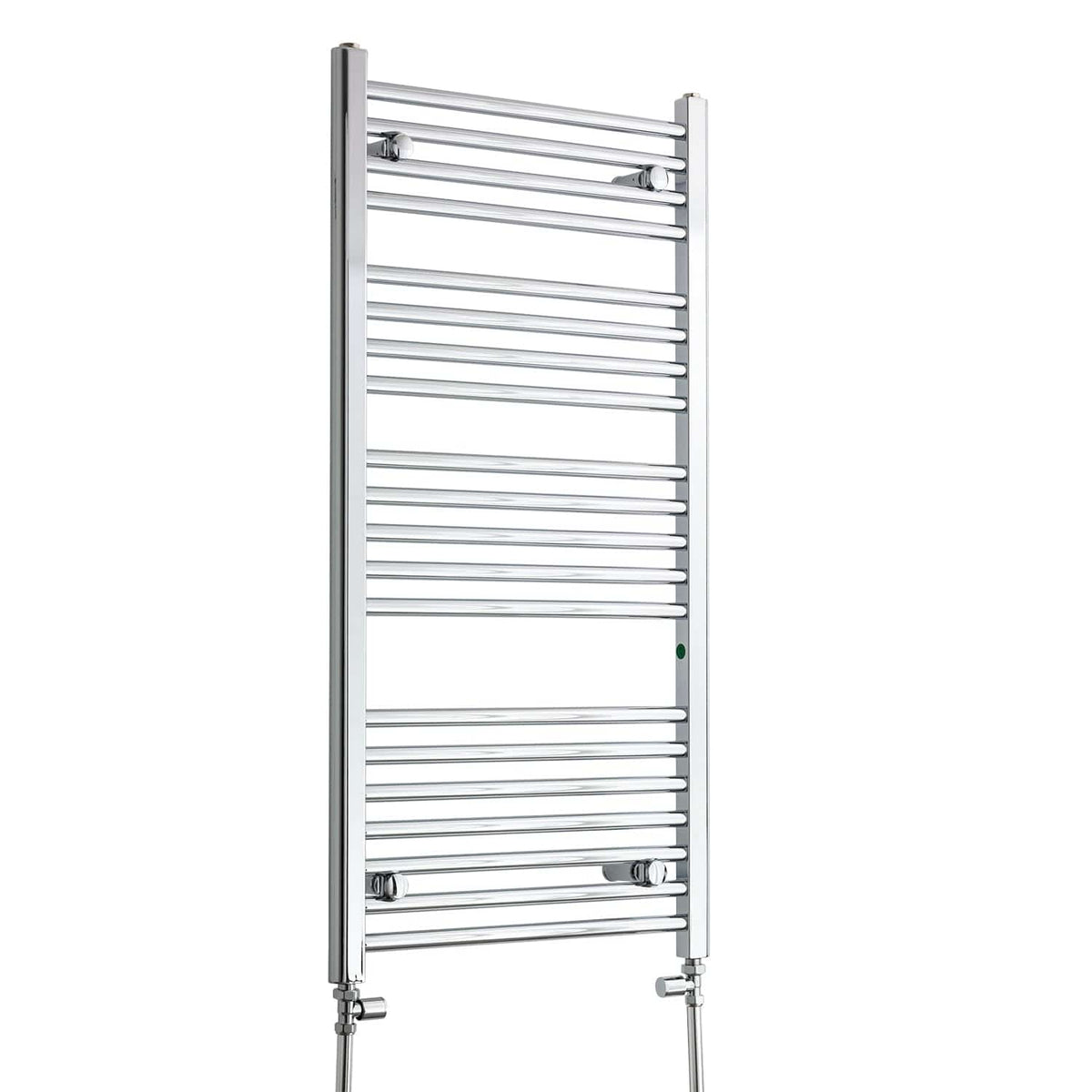 550 x 1100 Straight Chrome Heated Towel Rail Central Heating